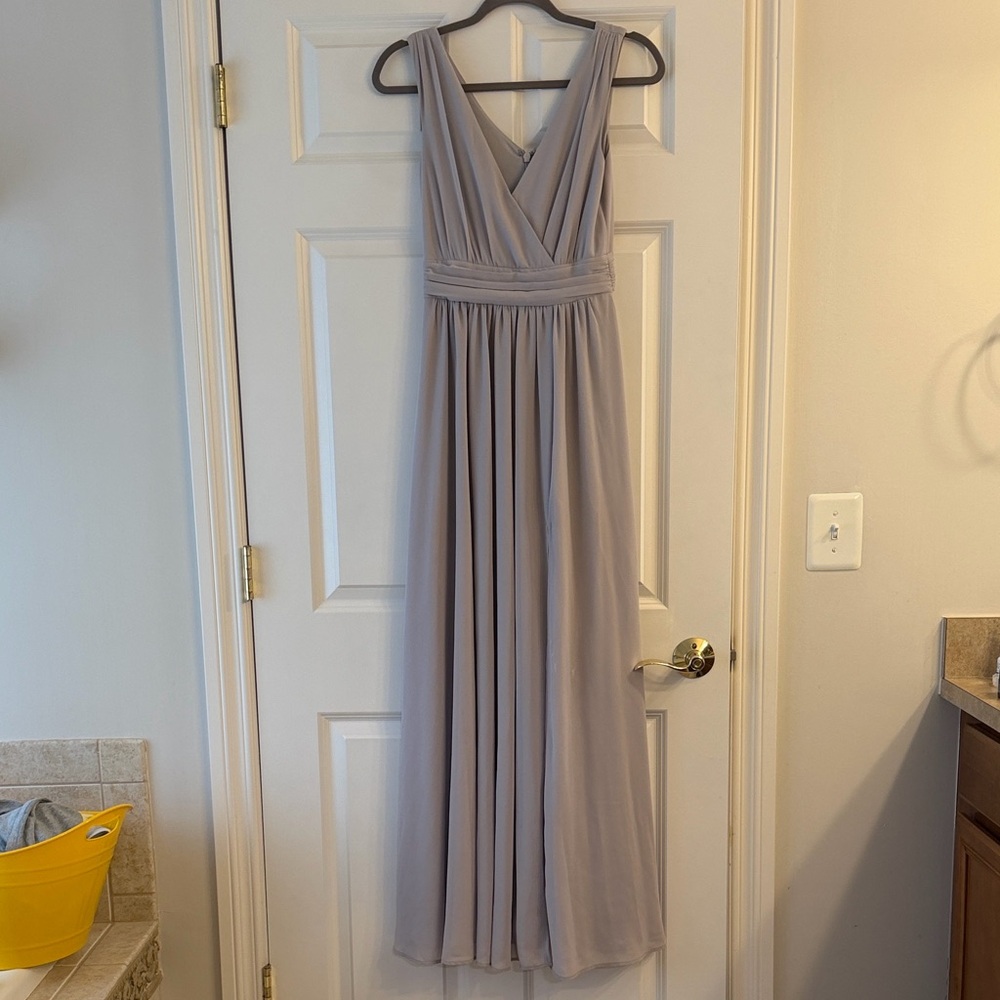 Lulu's Dusty Lavender Grecian Maxi Dress